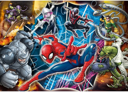 Детски Пъзел Supercolor Spiderman 104бр Clementoni
