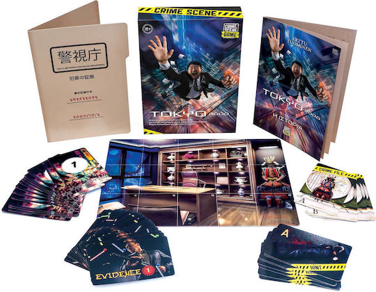 Board Game Crime Scene Tokyo 2000 for 1+ Players 18+ Years Old AS