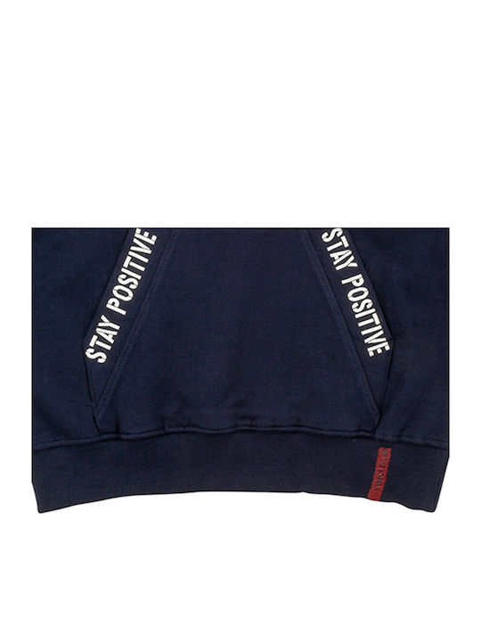 Kids Sweatshirt with Pockets Navy Blue