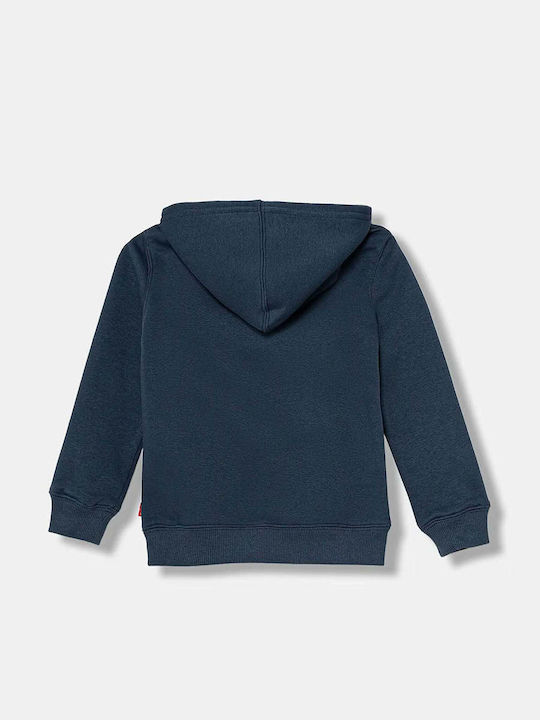 Kids Sweatshirt with Hood Navy Blue Batwing