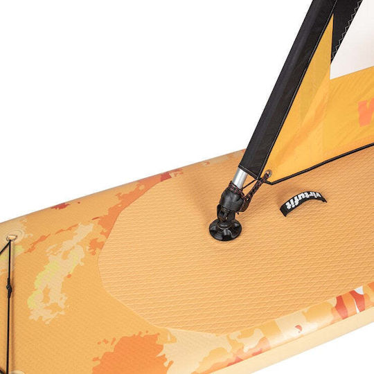 Virtufit Surfer Gonflabilă Placă SUP / Windsurf cu Lungime 3.05m Portocaliu