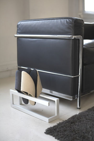 Yamazaki Plastic Shoe Storage Stand in White Colour 42x10.5x14cm