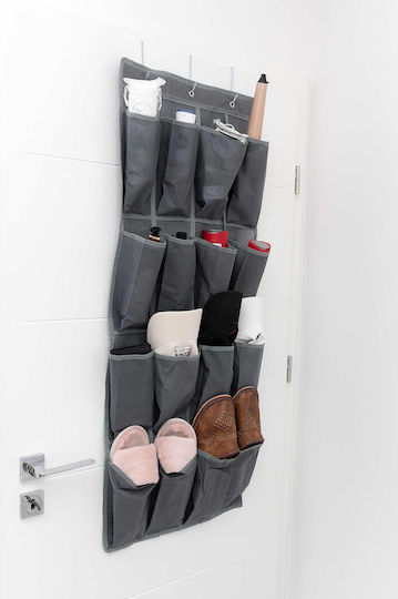 InnovaGoods Fabric Hanging Storage Case for Underwear in Gray Color 45x45x110cm 1pcs