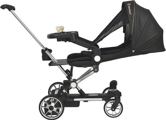 Bebe Stars Smart Ride Baby Stroller Suitable for Newborn Black