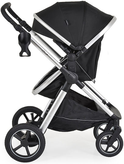 Moni Alina Verstellbar 3 in 1 Baby Kinderwagen Geeignet für Neugeborene Black Onyx