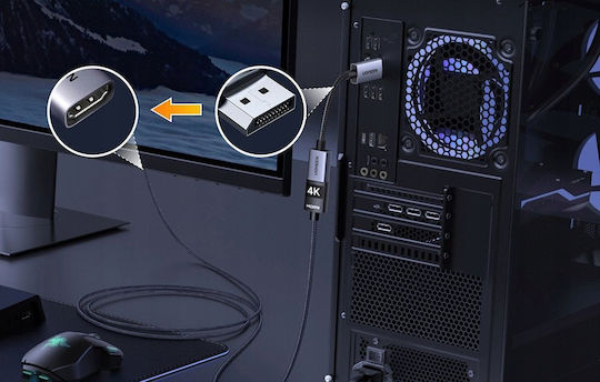 Ugreen Μετατροπέας DisplayPort male σε HDMI female 1τμχ 65982