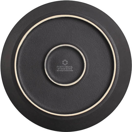 Porto Brasil Farfurie adâncă Ceramică Albastru cu Diametru 19.5cm