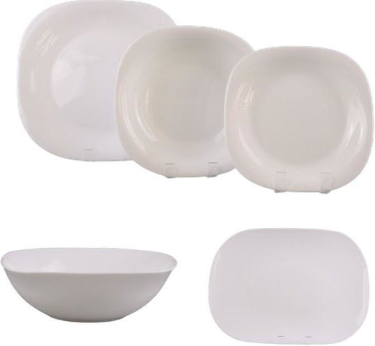 Eaton Dining Hudson Eaton Plate Desert made of Porcelain White with Diameter 21.5cm 6pcs