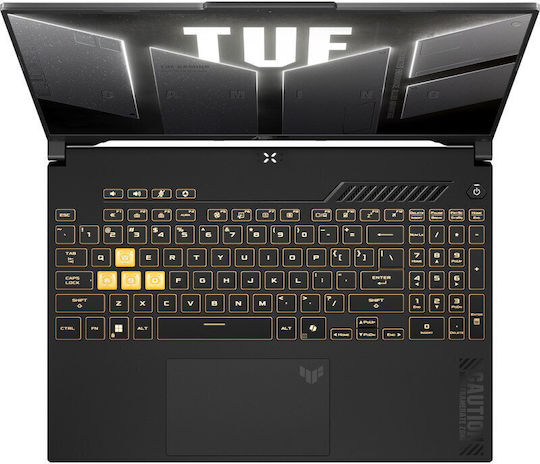 Asus TUF Gaming F16 FX607VJ-RL080 16" FHD+ 144Hz (Nucleu 5-210H/16GB/512GB SSD/GeForce RTX 3050/No OS) Mecha Gray (Tastatură US)