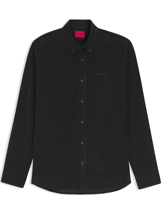 Epazo Long-sleeved Corduroy Shirt Black