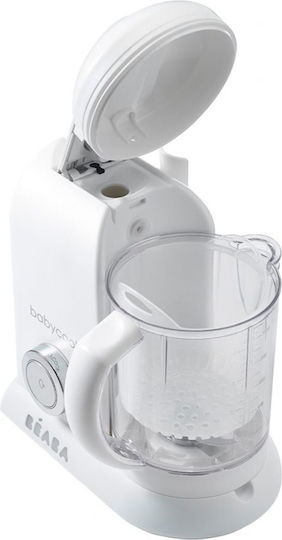 Beaba Babycook Solo 912675 Aparat de gătit cu aburi pentru bebeluși cu Blender 1.1lt Alb/Argintiu