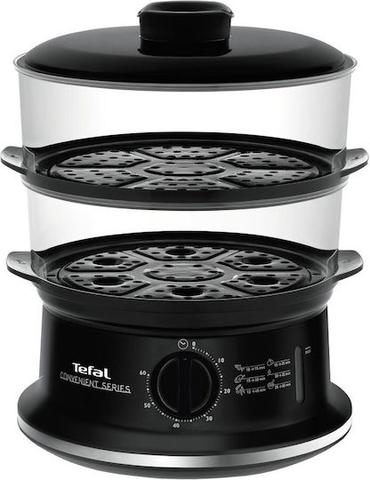 Tefal Ατμομάγειρας με 2 Επίπεδα Μαγειρέματος 6lt