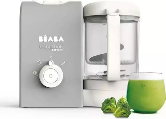 Beaba Babycook Express Baby Food Steamer with Blender 1.25lt Velvet Grey