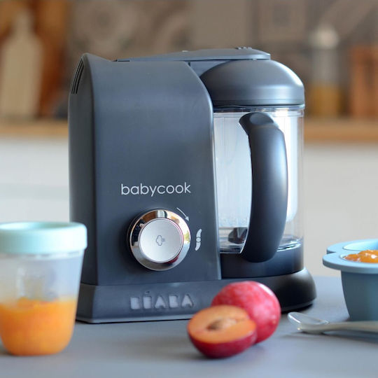 Beaba Babycook Solo Baby Food Steamer with Blender 1.1lt Dark Grey