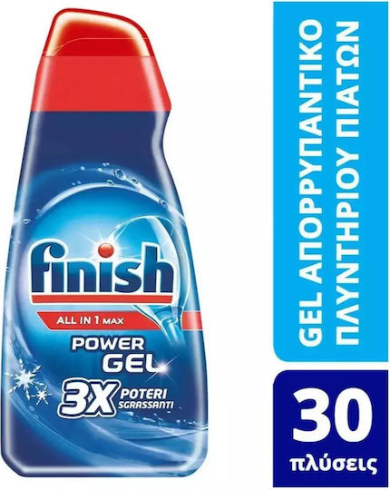 Finish All In 1 Max Power Dishwasher Gel Detergent 600ml