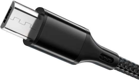 Oniverse Плетена USB 2.0 до микро USB кабел Черен 3м 1бр
