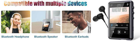 Joliker MP3 Player (64GB) with IPS Touch Screen 2.4" Multicolour