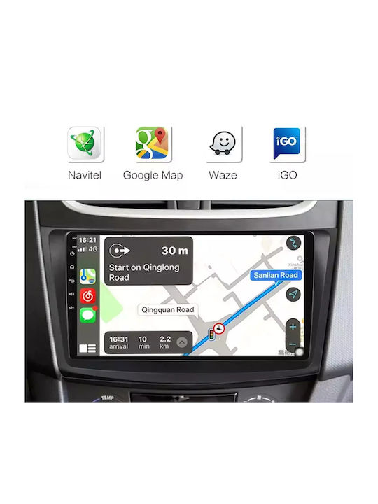 Car Audio System for Hyundai Getz 2002-2011 (Bluetooth/USB/WiFi/GPS/Apple-Carplay/Android-Auto) with Touch Screen 9"