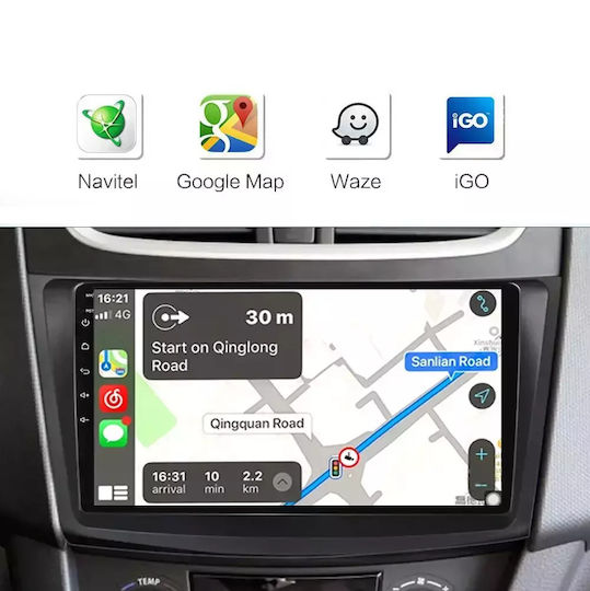 Car Audio System for Hyundai Getz 2002-2011 (Bluetooth/USB/WiFi/GPS/Apple-Carplay/Android-Auto) with Touch Screen 9"