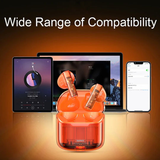 Remax Cozybuds 6C Bluetooth-Freisprecheinrichtung Kopfhörer mit Ladeetui Orange
