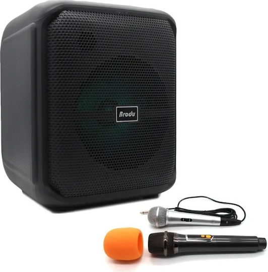 Karaoke Speaker with Wireless Microphones and Lighting Effects BTS-1740 717400 Black
