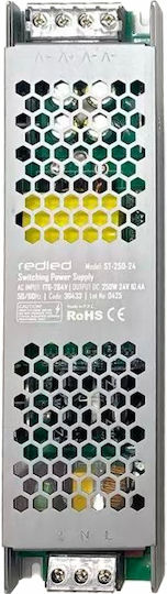Redled LED Power Supply Power 250W with Output Voltage 24V