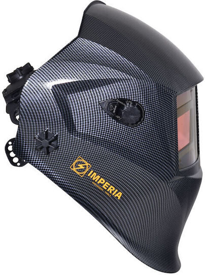 Imperia Welding Helmet with 95x43mm Visual Field Black