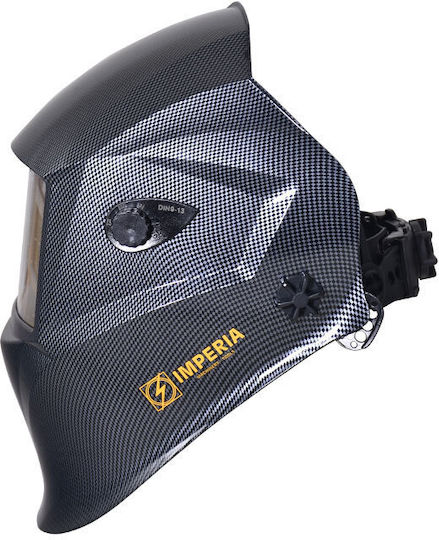 Imperia Welding Helmet with 95x43mm Visual Field Black