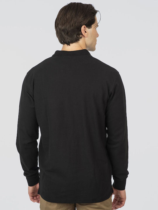 Polo Bluza Mânecă Lungă Neagră