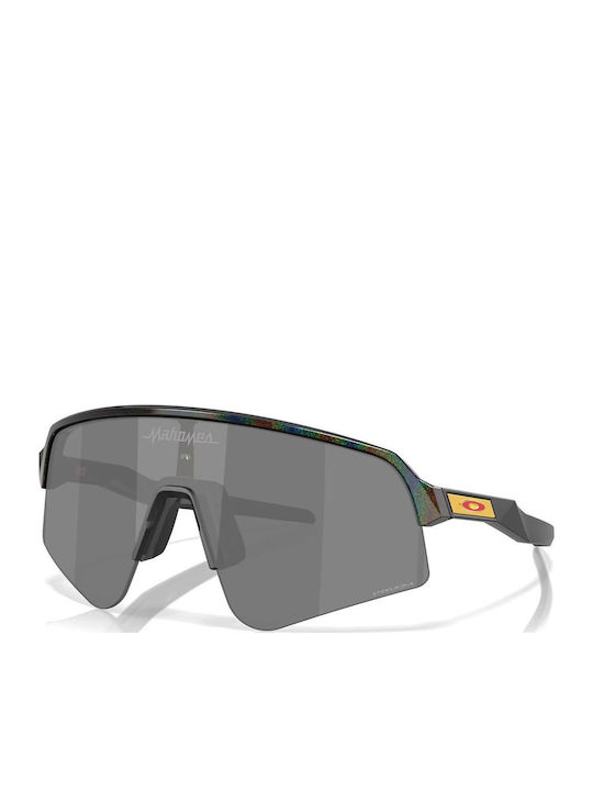 Oakley Lite Sweep Мъжки Слънчеви очила с Многоцветен Рамка и Сив Поляризирани Леща