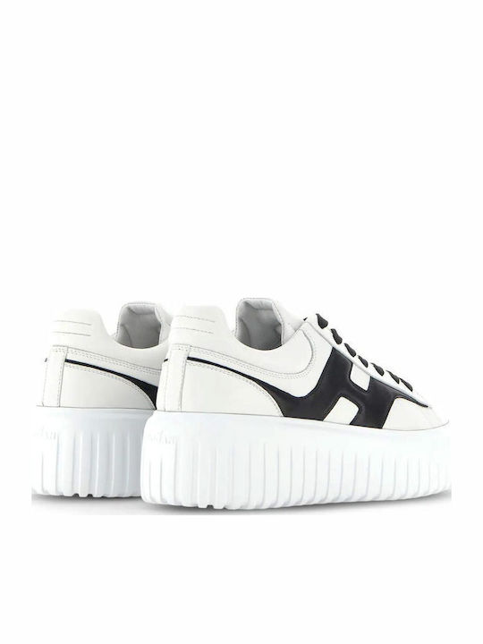 Allacciato H Sneakers White-black