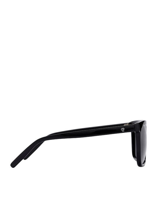 Chpo Bruce Unisex Sunglasses with Black Plastic Frame and Black Lens CHPO16132HF-103