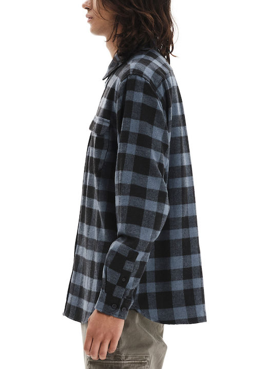 Langärmlig Flanell Hemd Geprüft Plaid