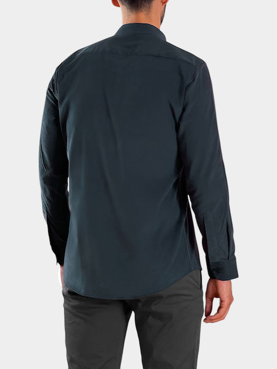 Long-sleeved Corduroy Shirt Petrol