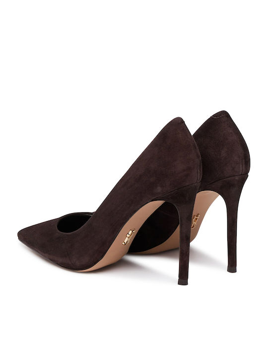 Thrive Suede Γόβες Καφέ