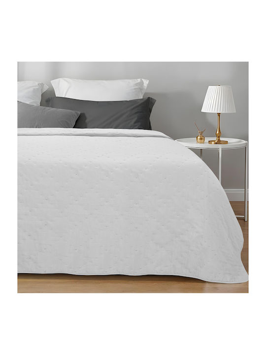 Lino Home Lipe Off Κουβερλί Μονό Microfiber Off White 160x220cm