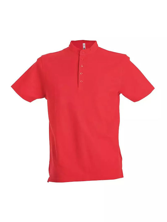 JRC Kuwait Ανδρικό Διαφημιστικό T-shirt Κοντομάνικο Red