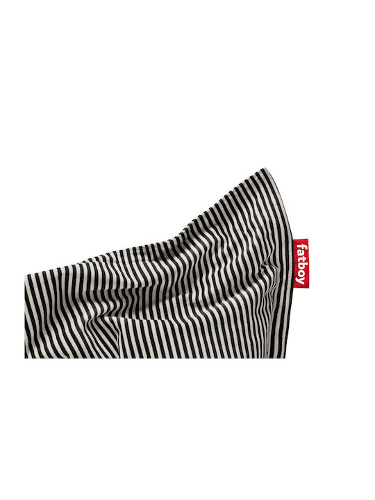 Πουφ Nackenrolle Original Slim Terry Black Creme 155x120cm