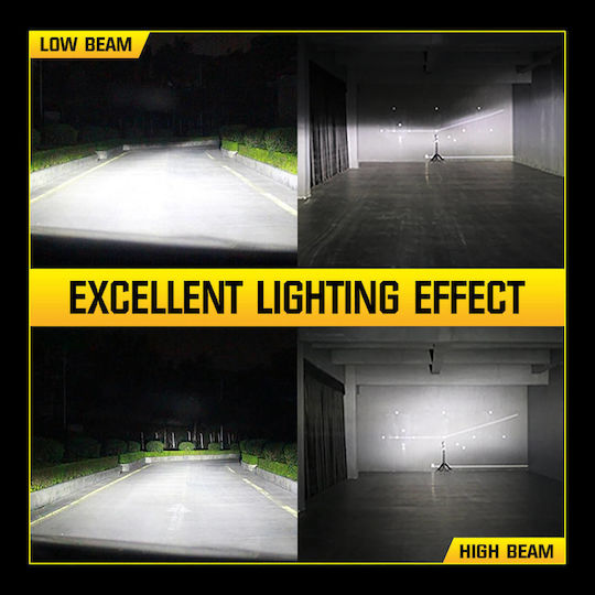 Lamps Car & Motorcycle Ip68 A900 C8 Cyberbeam HB4-9006 LED 6500K Cold White 12-24V 60W 2pcs