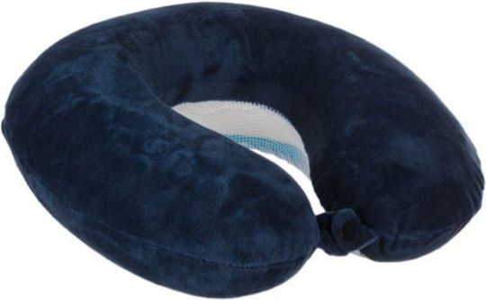 Μαξιλαράκι Ταξιδίου Memory Foam Μπλε
