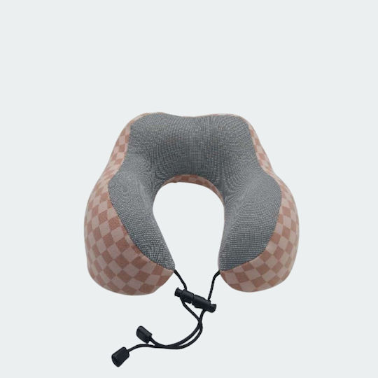 Uncle George Travel Pillow Memory Foam Beige