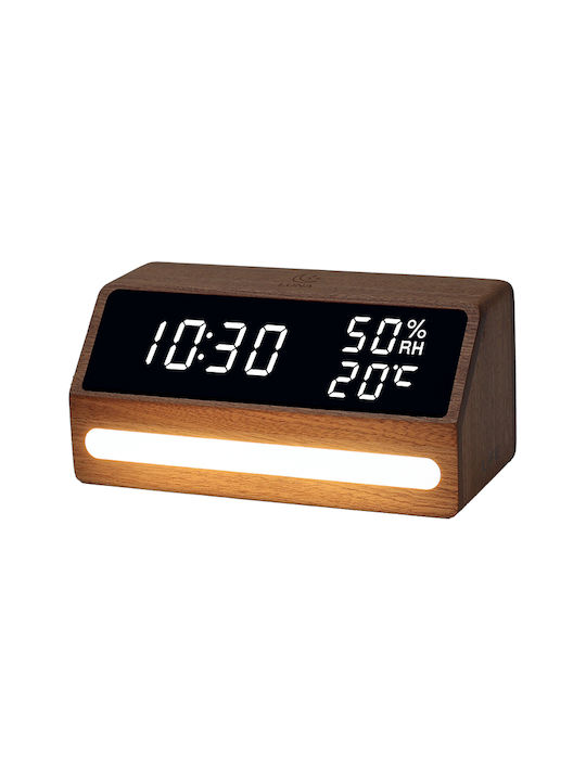 Life Luna Tabletop Digital Clock with Alarm