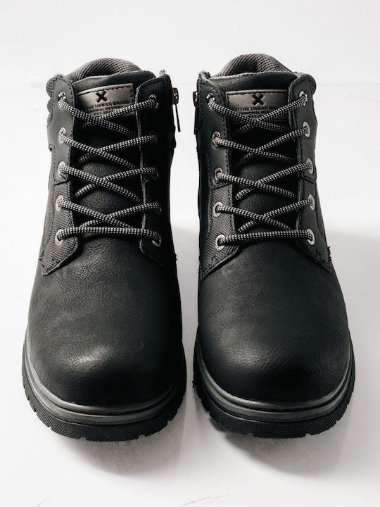 Leder Herrenstiefel Schwarz