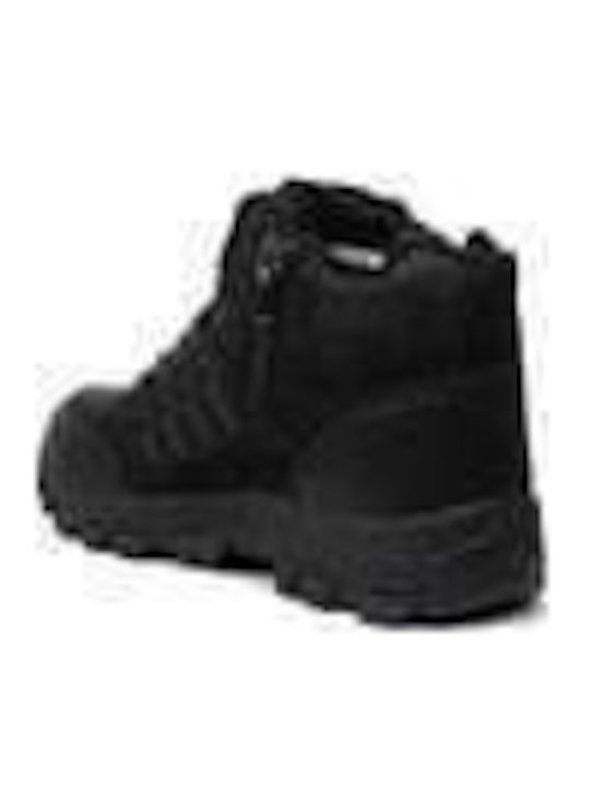 Black Men's Boots with Zipper