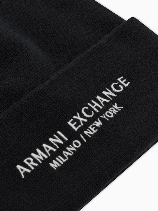 Beanie Männer Beanie Gestrickt in Schwarz Farbe