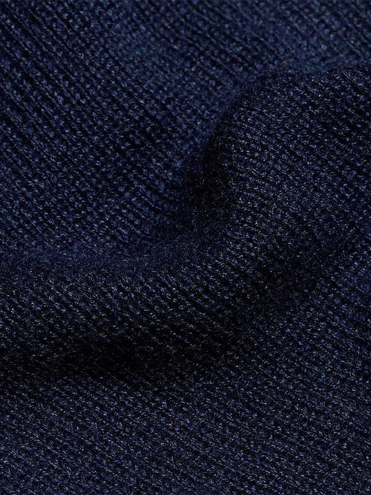 Beanie Unisex Beanie Gestrickt in Marineblau Farbe
