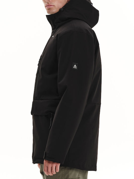 Winter Jacke Parka Wasserdicht Schwarz