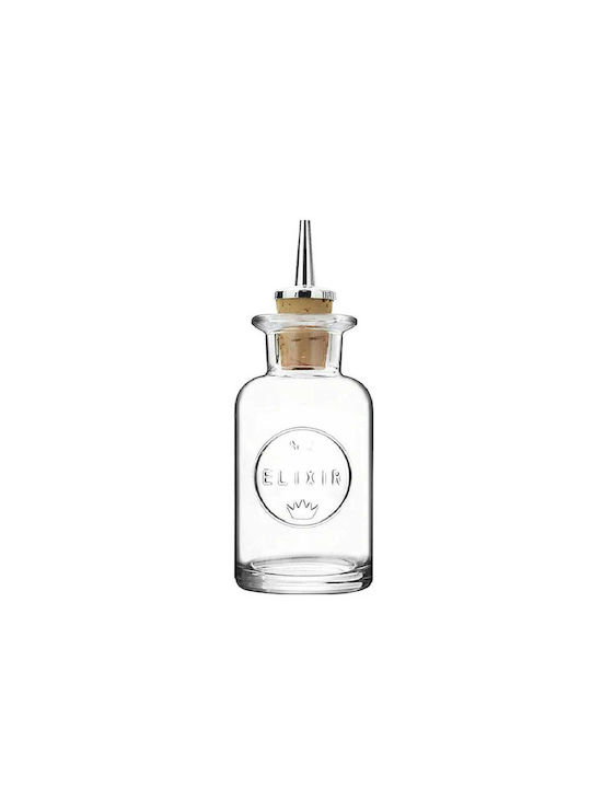 Luigi Bormioli Elixir Μπουκάλι Νερού Γυάλινο με Βιδωτό Καπάκι Διάφανο 100ml