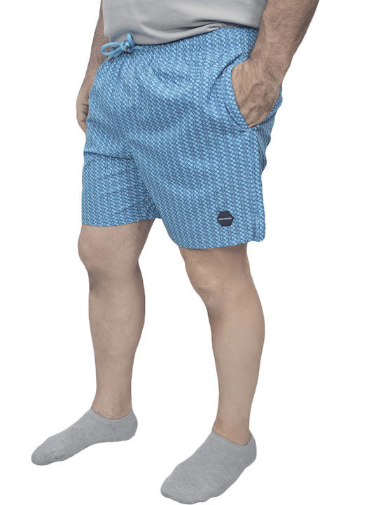 Costum De Baie Bărbați Bermude Aqua Cu Modele