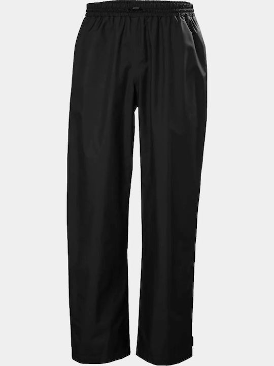 Helly Hansen Rain Bărbați Lung Pantaloni de drumeție Negru